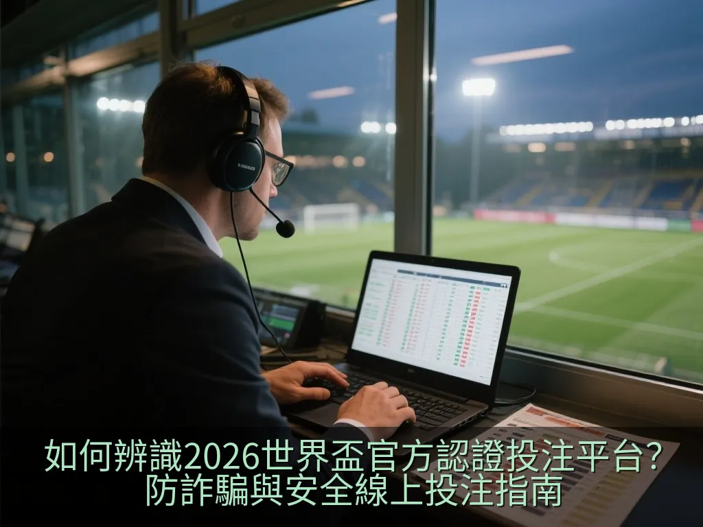 如何辨識2026世界盃官方認證投注平台？防詐騙與安全線上投注指南